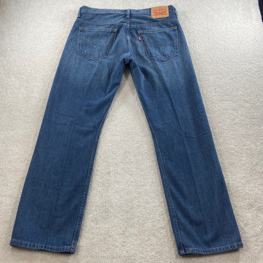 Levi 569 Loose Straight Jeans Mens 33x32 (Meas 36x31) Medium Wash Denim Pants